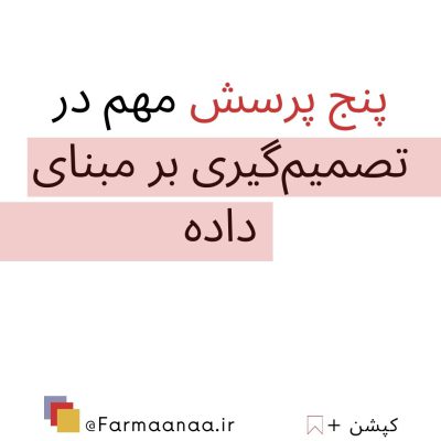 تصمیم گیری داده محور